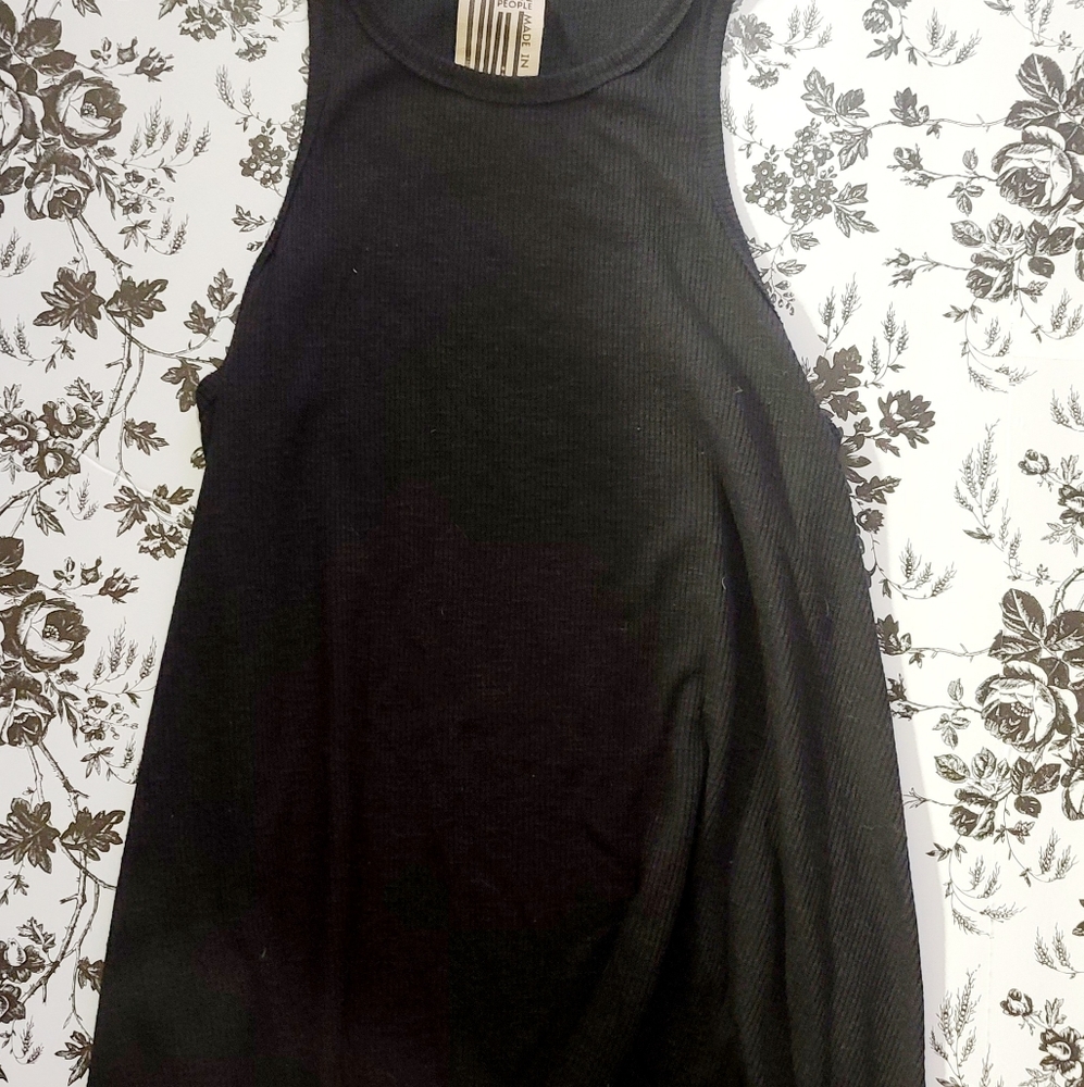 Black Free People Tank Top